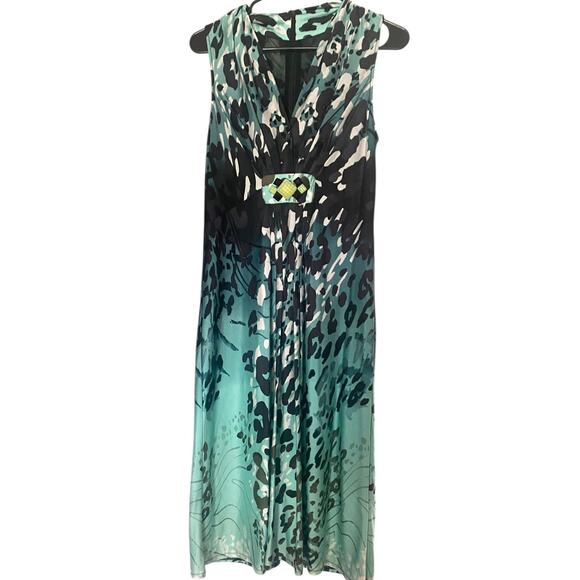 Stunning Alberto Makali 100% Silk Maxi Dress – Size 8 Y2K inspired - Picture 1 of 5